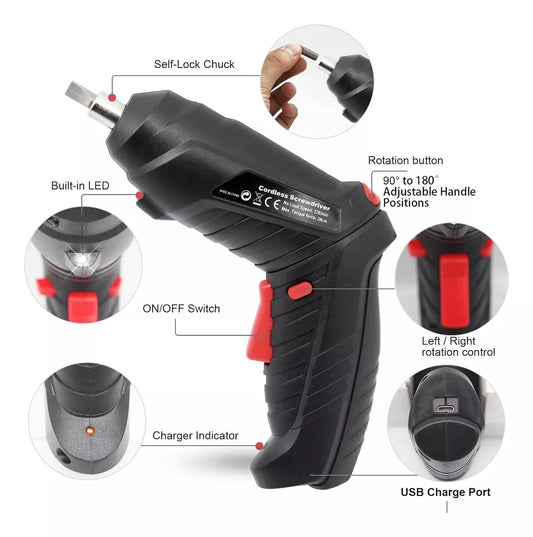 Destornillador Atornillador Electrico