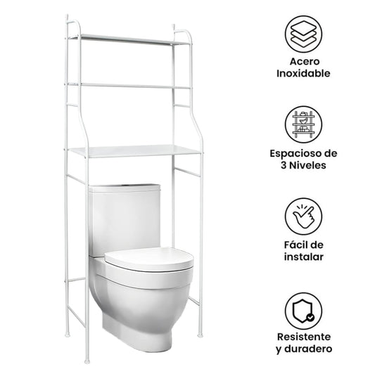 Combo Organizador de Baño 3 Niveles + Esquinero