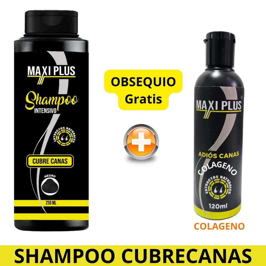 SHAMPOO CUBRECANAS MAXIPLUS + Obsequio