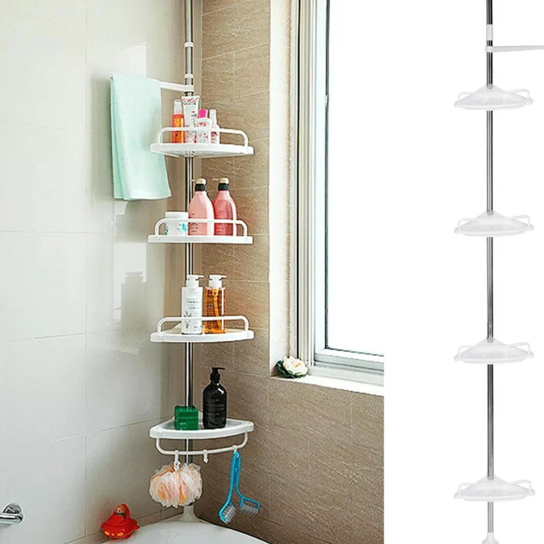 Combo Organizador de Baño 3 Niveles + Esquinero