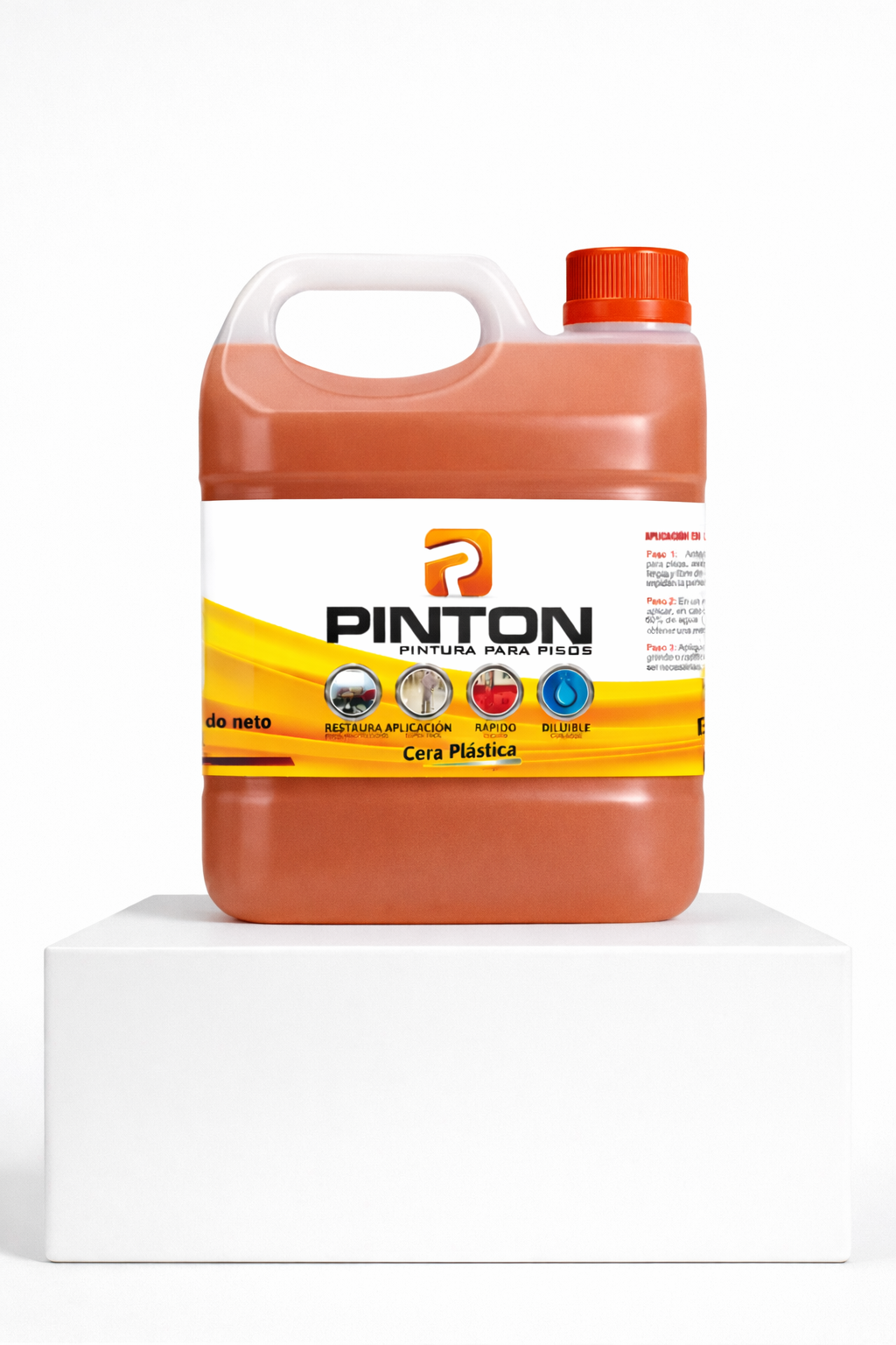 Cera plástica galón (4 litros)  + aplicador